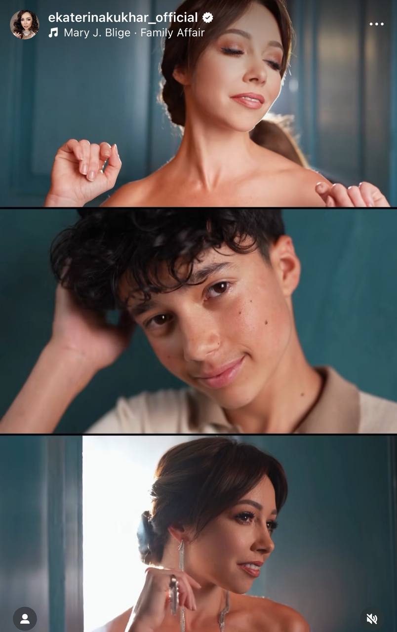 Катерина Кухар показала рідкісні кадри з 15-річним сином-красенем